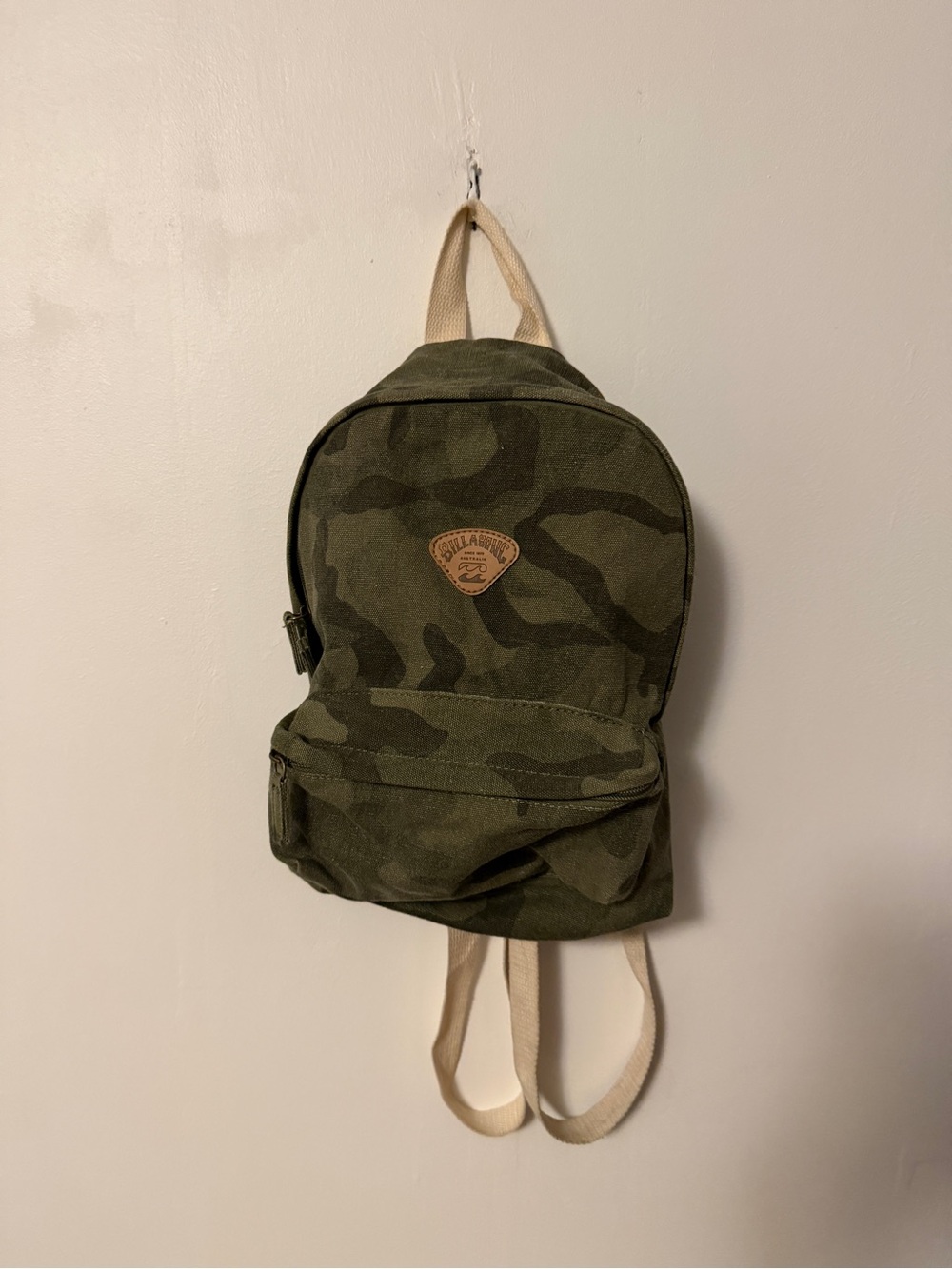 Billabong Camo Canvas Mini Backpack Purse